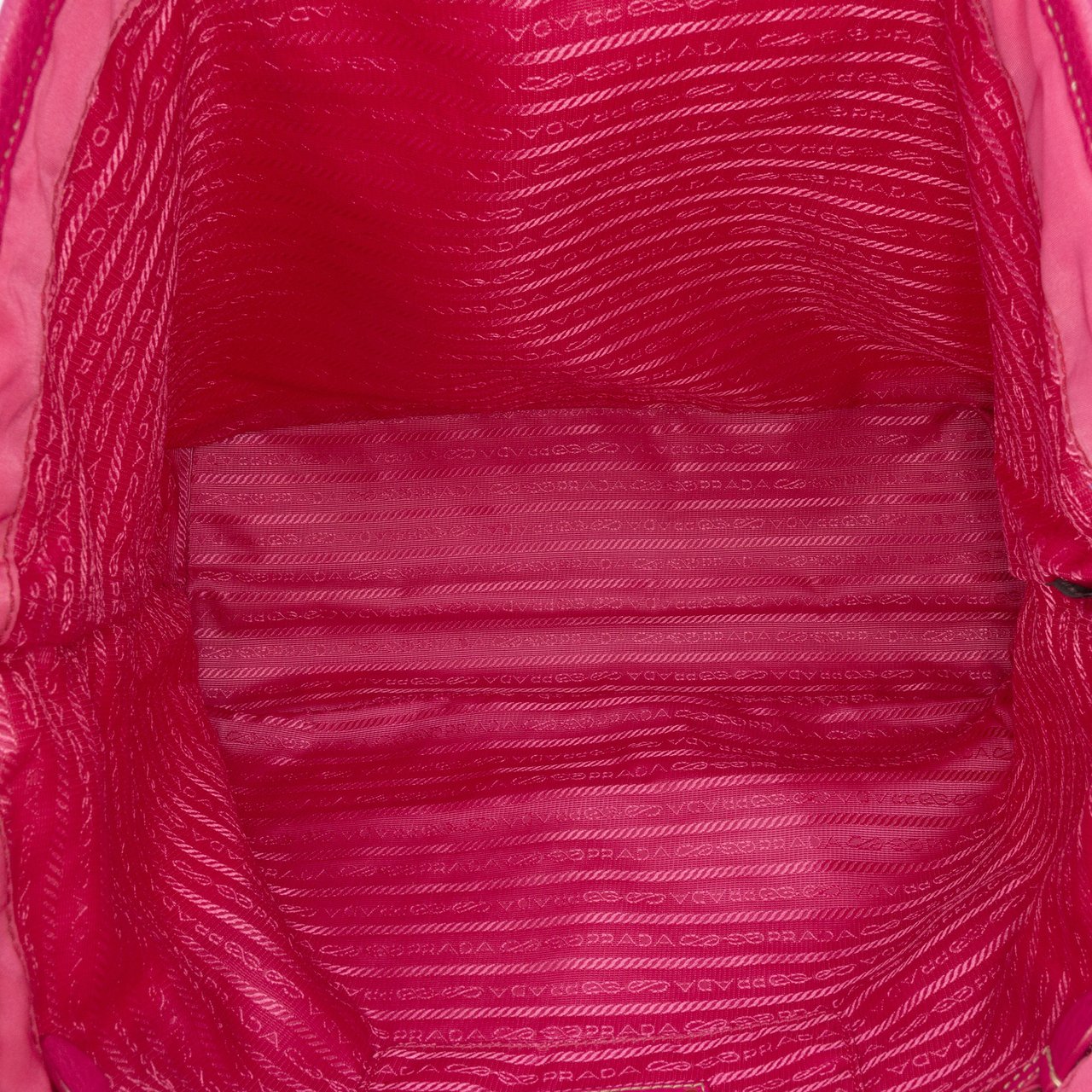 Prada Tessuto Canapa Logo Tote Roze