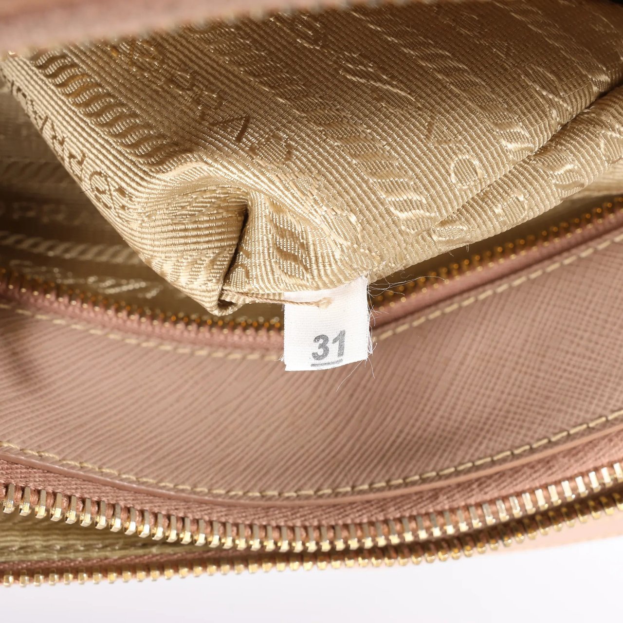 Prada Prada Galleria Saffiano Lux Leather 2Way Handbag in Pink Roze