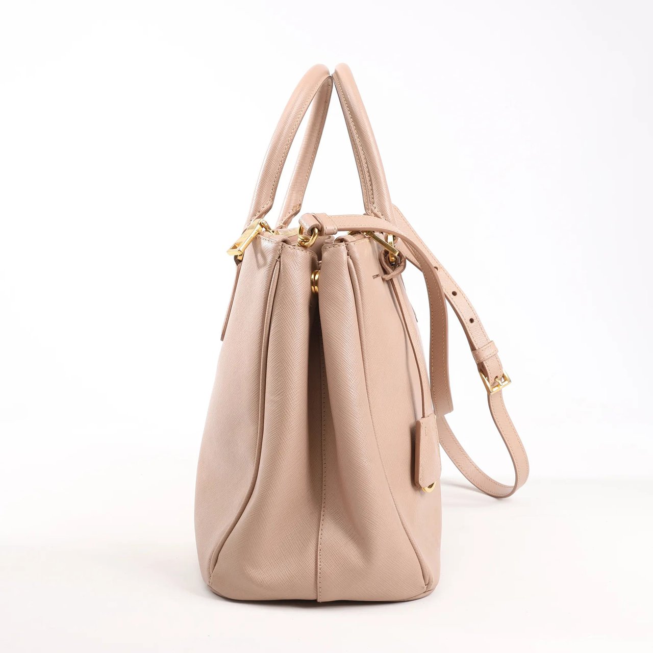 Prada Prada Galleria Saffiano Lux Leather 2Way Handbag in Pink Roze