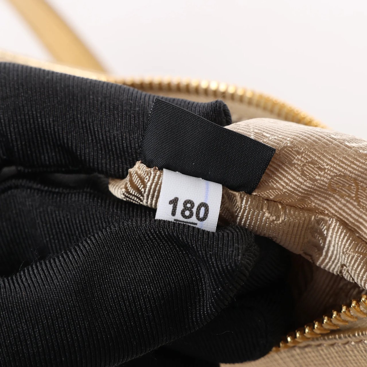 Prada Prada Saffiano Lux Mini Re-Edition Shoulder Bag Platino 1BC204 Goud