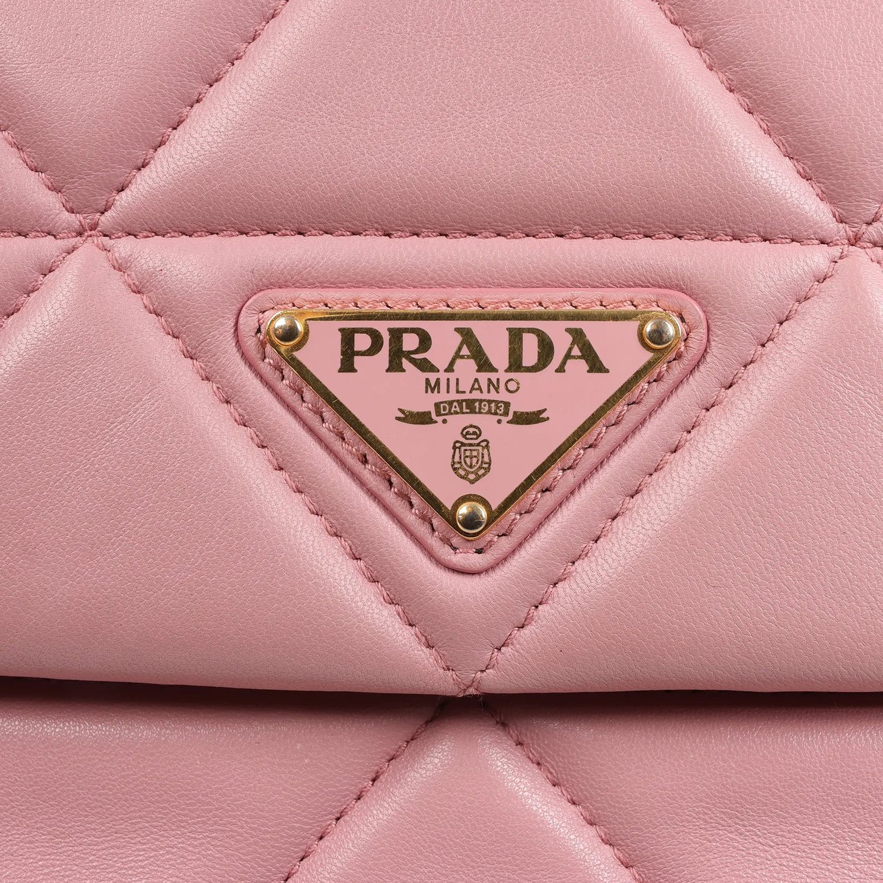 Prada Prada Spectrum Small Leather Chain Shoulder Bag in Pink Roze