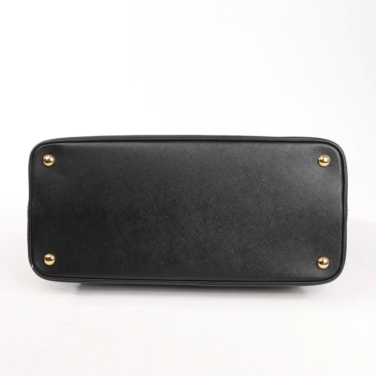 Prada Prada Promenade Saffiano Lux Leather 2Way Handbag in Black Zwart