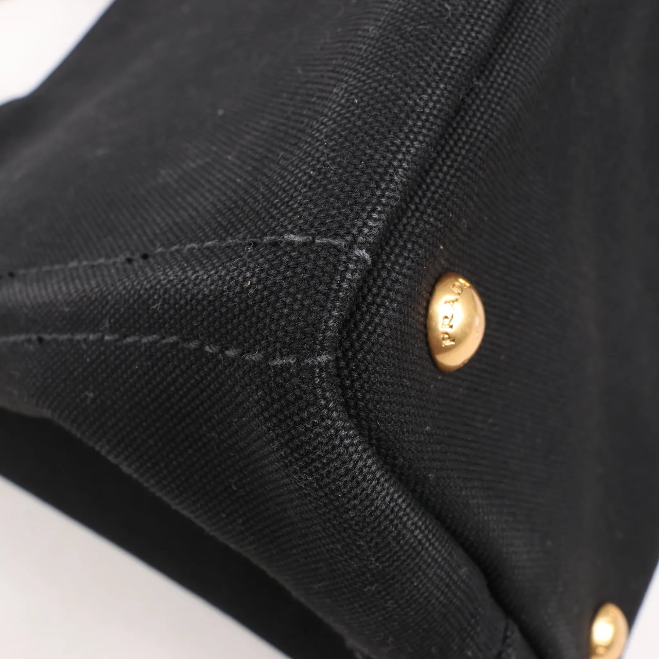 Prada Prada Canapa Hawaii 2Way Handbag in Black x Orange Divers