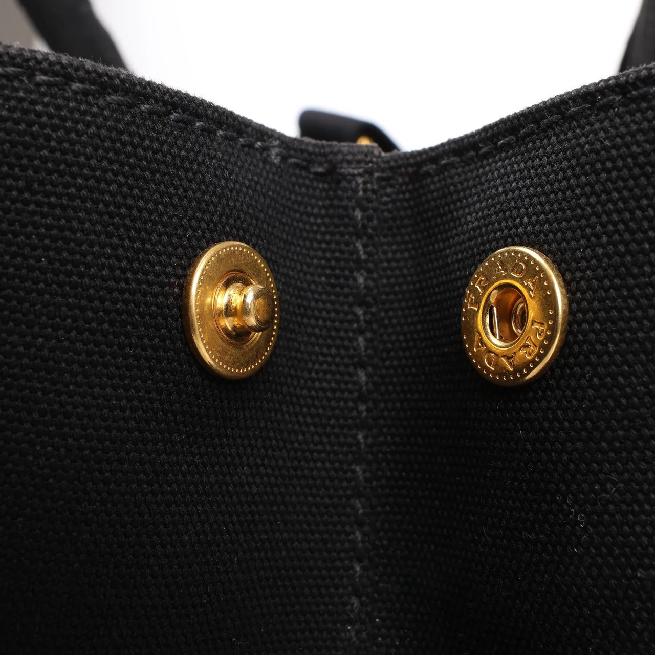 Prada Prada Canapa Hawaii 2Way Handbag in Black x Orange Divers