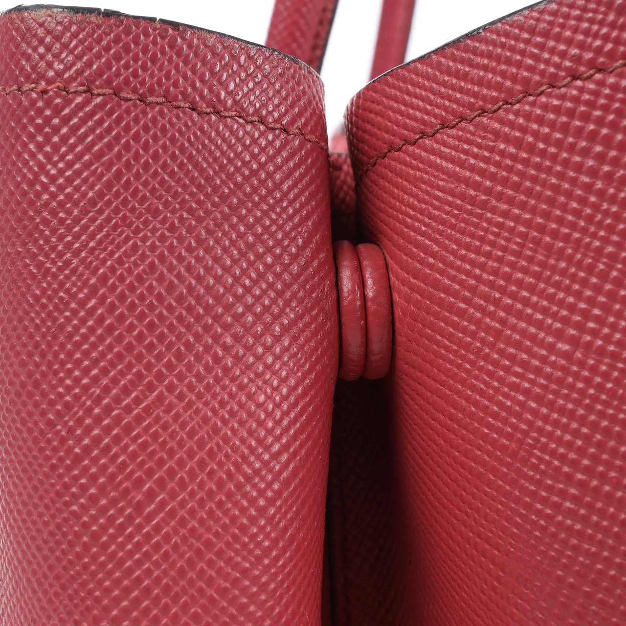 Prada Prada Cuir Saffiano Lux Leather 2Way Handbag in Pink Roze