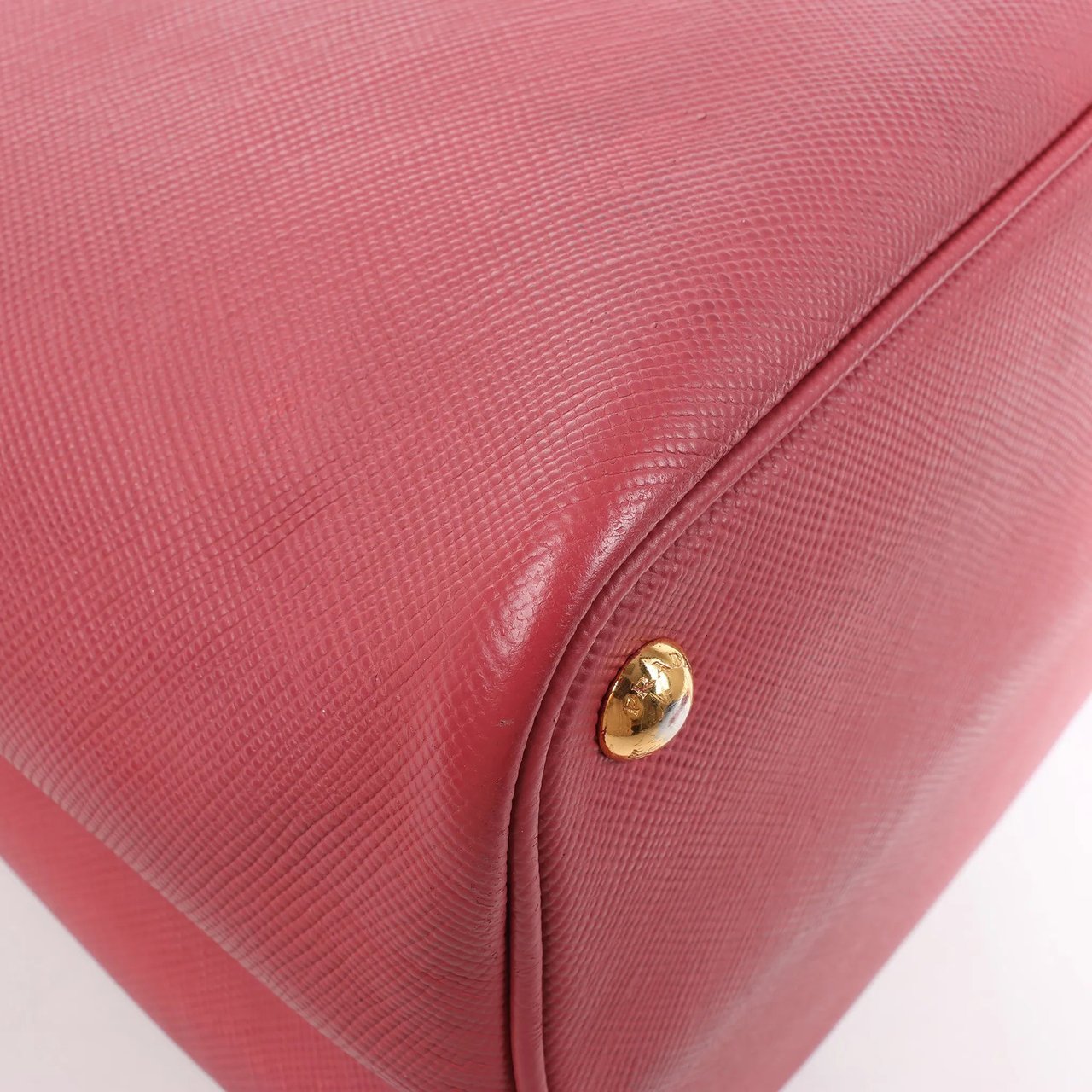 Prada Prada Cuir Saffiano Lux Leather 2Way Handbag in Pink Roze