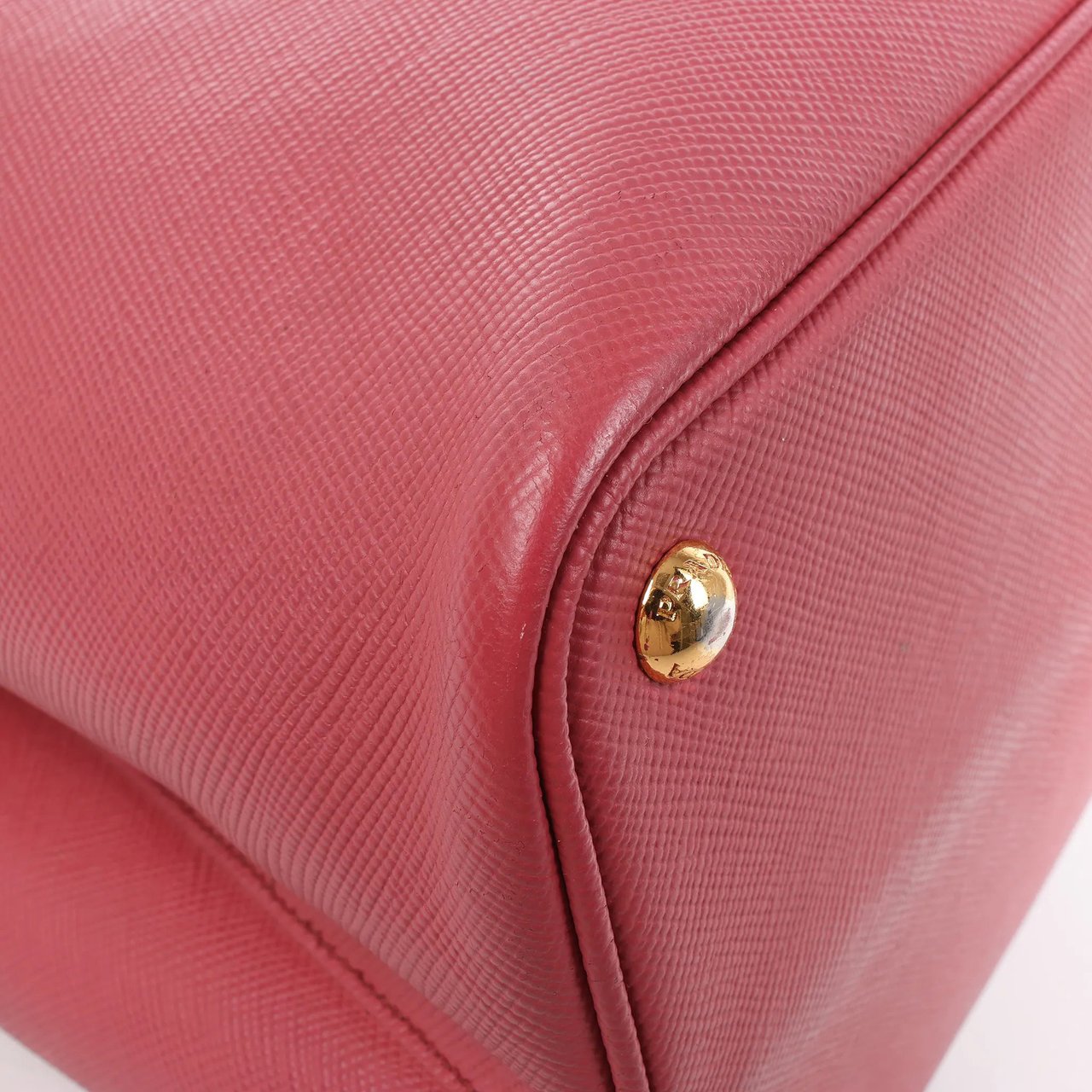 Prada Prada Cuir Saffiano Lux Leather 2Way Handbag in Pink Roze