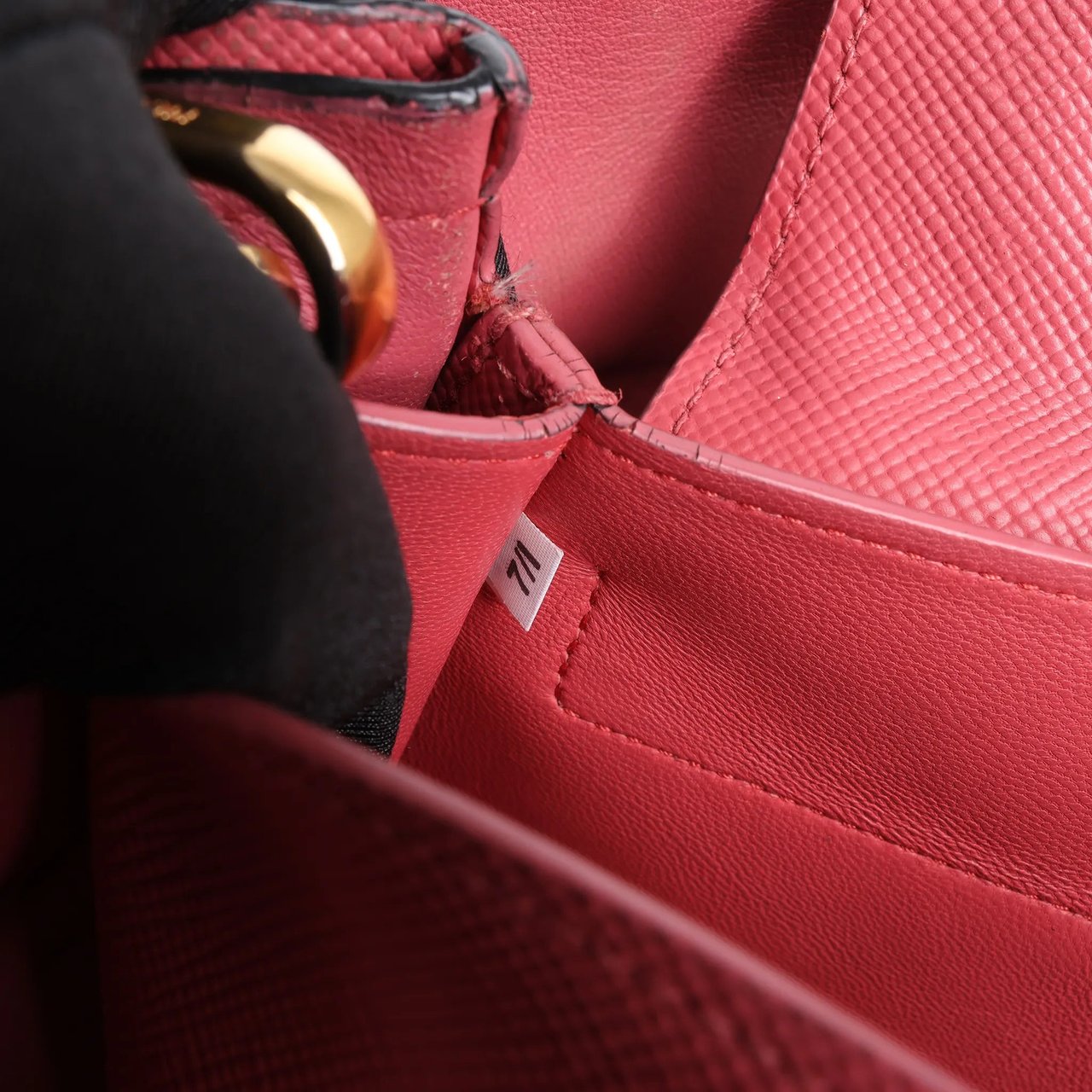 Prada Prada Cuir Saffiano Lux Leather 2Way Handbag in Pink Roze