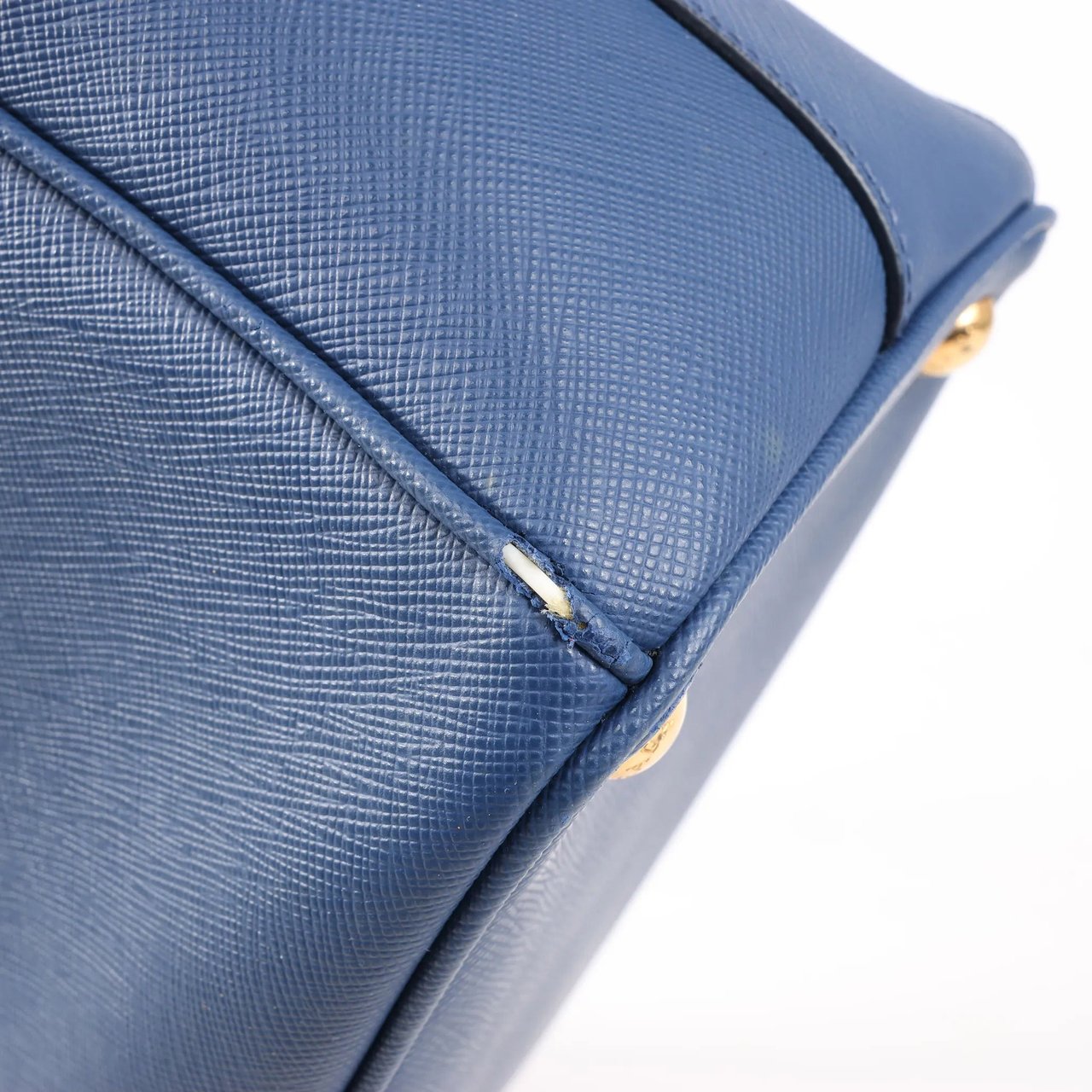 Prada Prada Galleria Saffiano Lux Leather 2Way Handbag in Navy Blue 1BA274 Navy