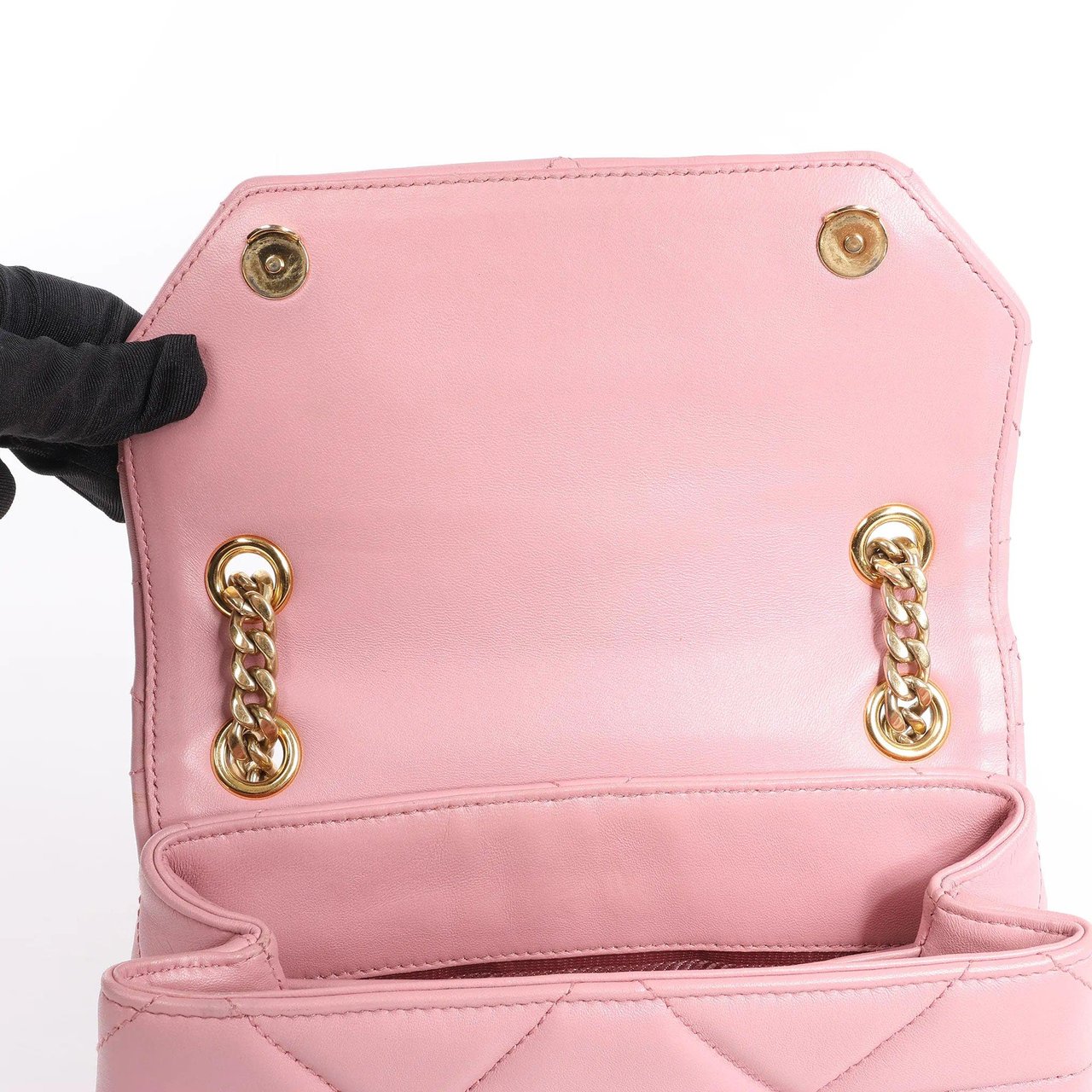 Prada Prada Spectrum Small Leather Chain Shoulder Bag in Pink Roze
