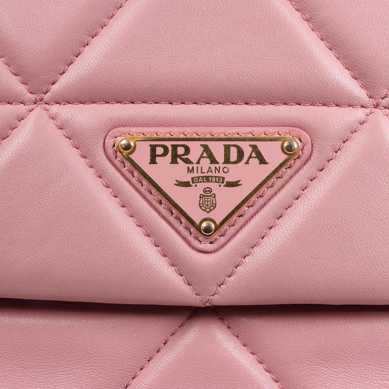 Prada Prada Spectrum Small Leather Chain Shoulder Bag in Pink Roze