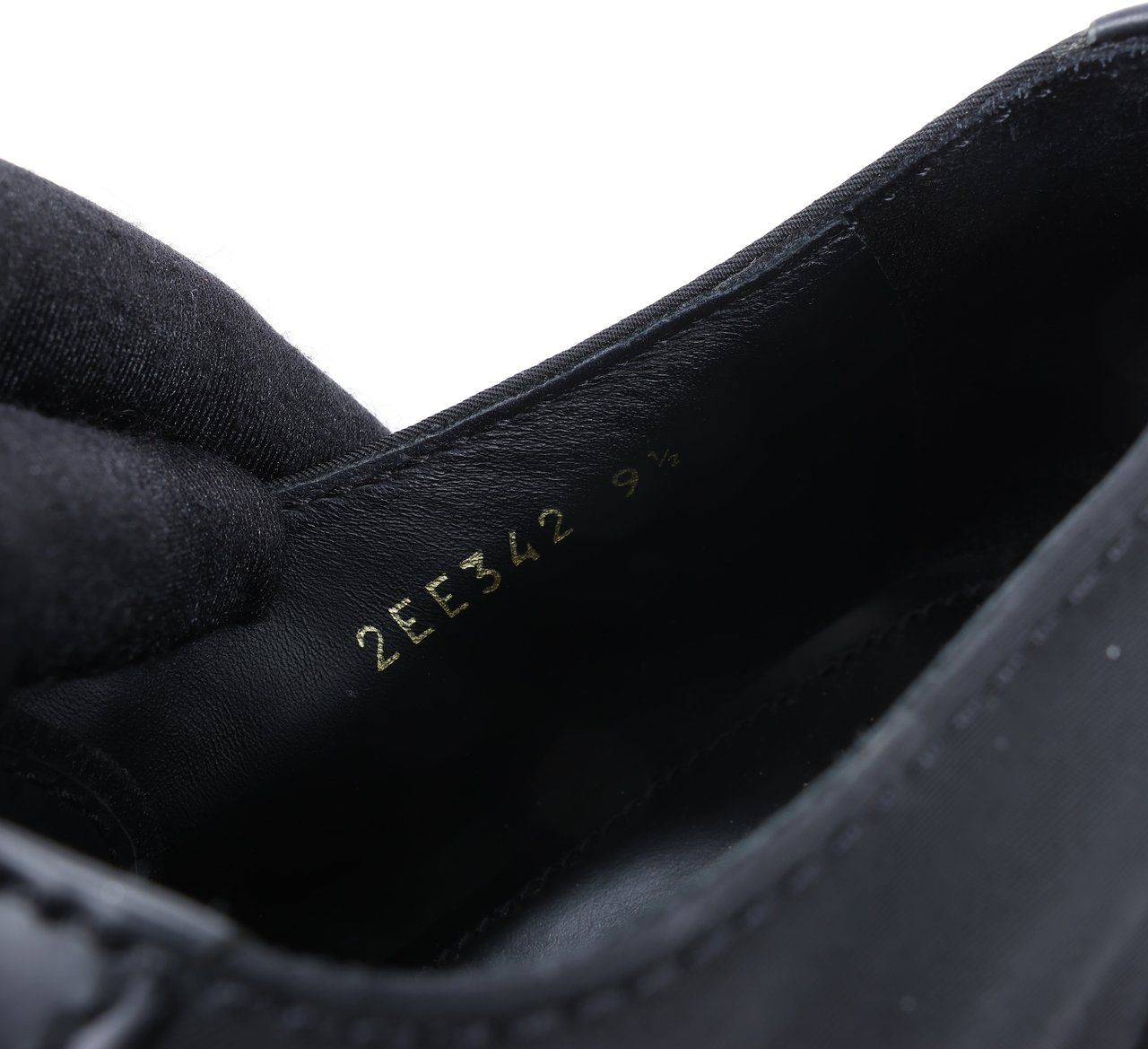 Prada Prada Monolith Nylon & Leather Leather Loafers in Black 2EE342, Size 42 EU Zwart