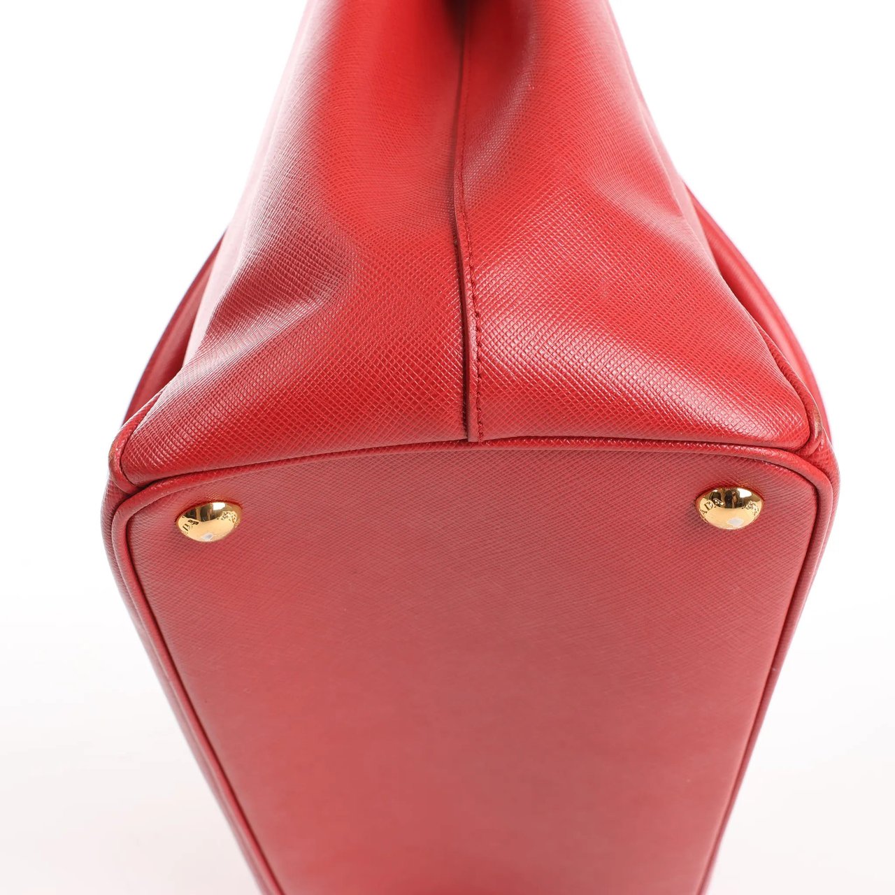 Prada Prada Galleria Saffiano Lux Leather 2Way Handbag in Red Rood