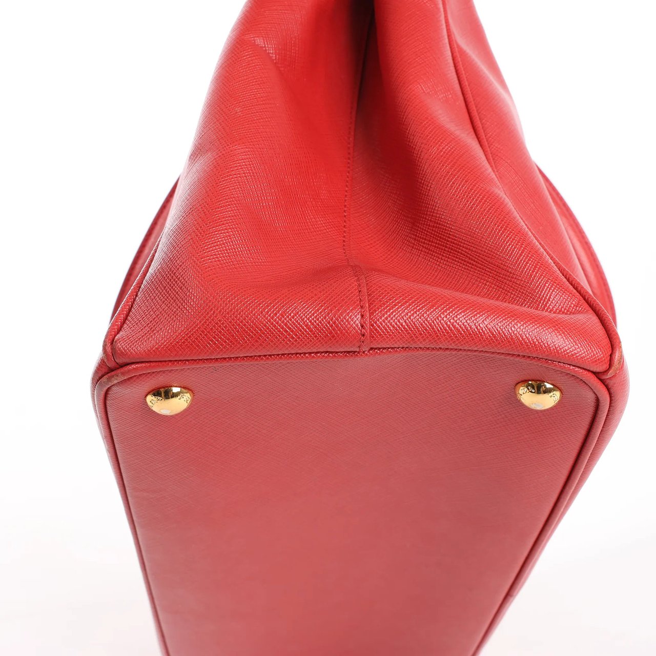 Prada Prada Galleria Saffiano Lux Leather 2Way Handbag in Red Rood