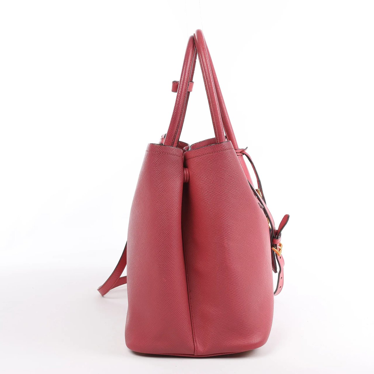 Prada Prada Cuir Saffiano Lux Leather 2Way Handbag in Pink Roze