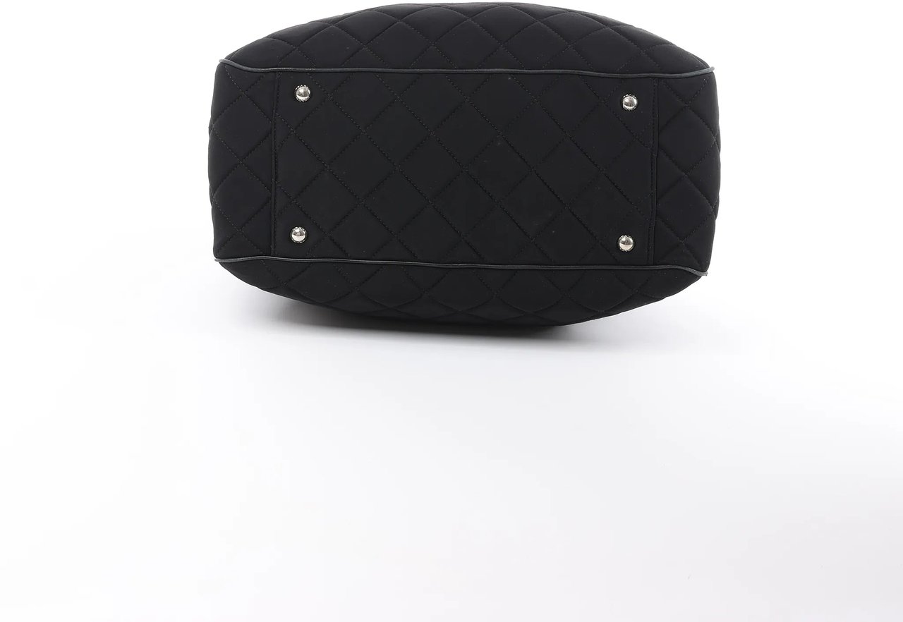Prada Prada Tessuto Impuntu Nylon x Leather 2Way Handbag in Black BL0722 Zwart