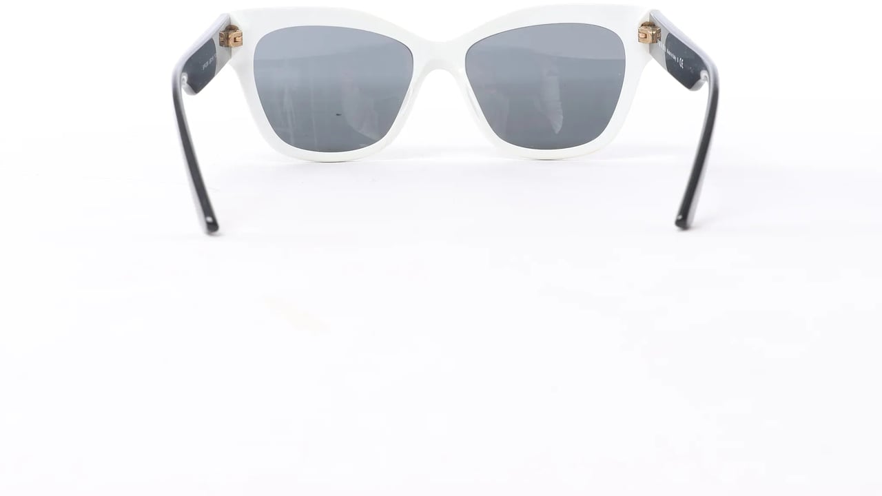 Prada SPR 23X Sunglasses in Black/White Zwart