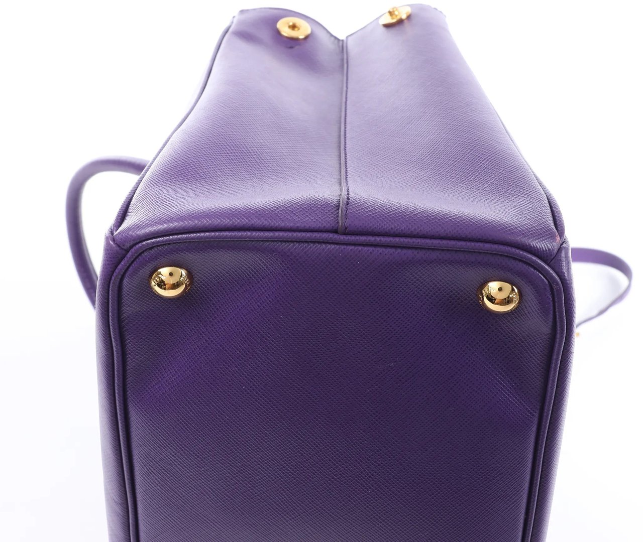 Prada Galleria Saffiano Lux Leather 2Way Handbag in Purple Divers