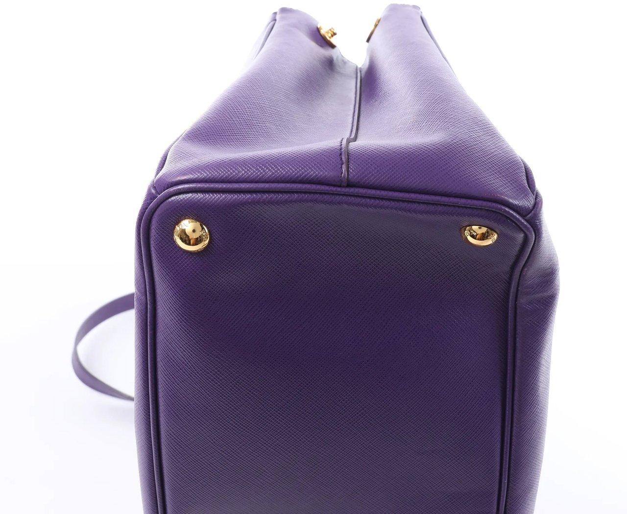 Prada Galleria Saffiano Lux Leather 2Way Handbag in Purple Divers