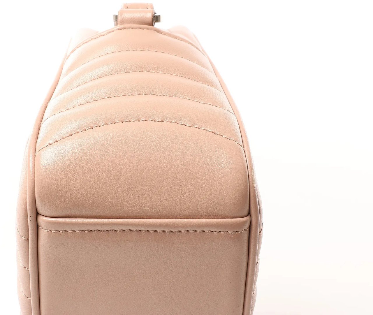 Prada Diagram Leather Chain Crossbody Bag in Pink 1BH083 Roze