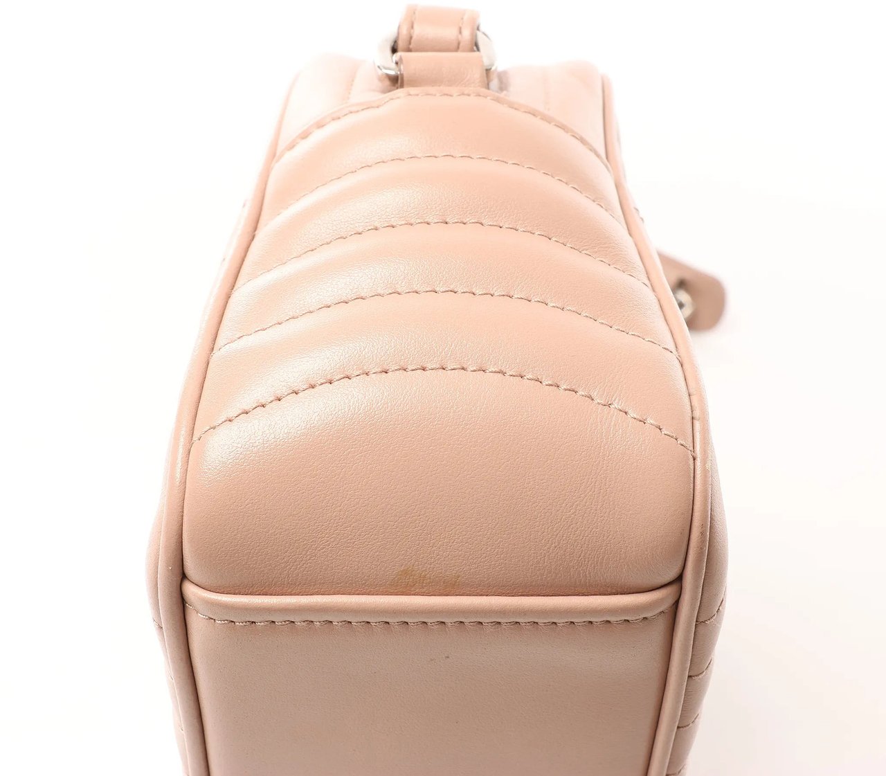 Prada Diagram Leather Chain Crossbody Bag in Pink 1BH083 Roze