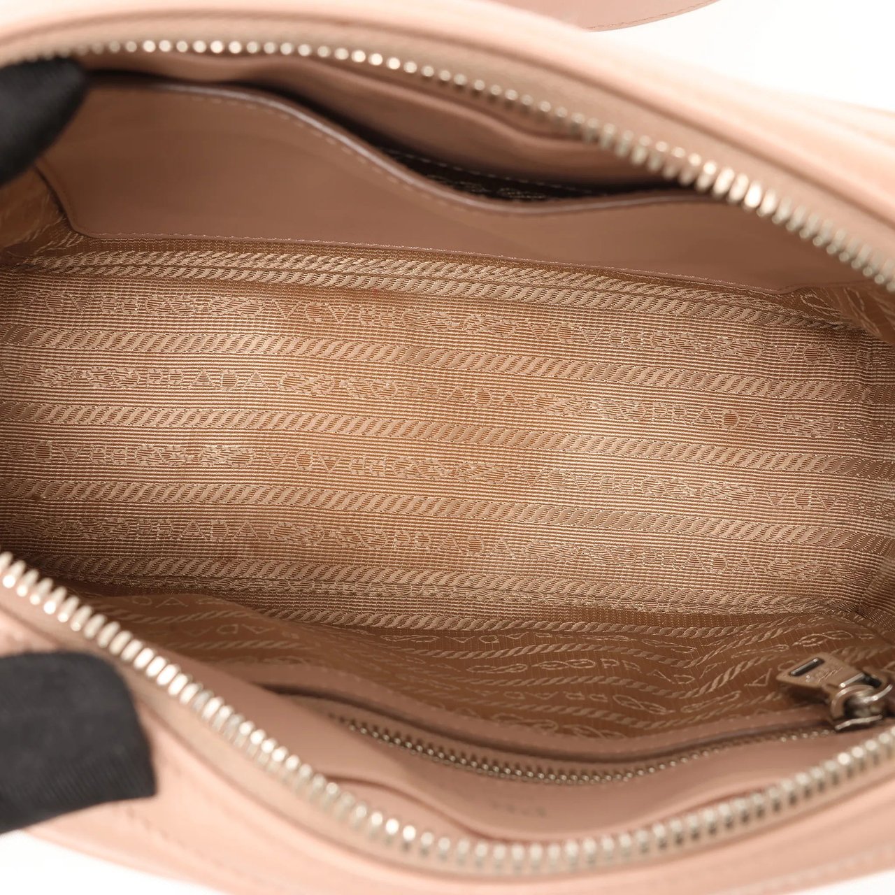 Prada Diagram Leather Chain Crossbody Bag in Pink 1BH083 Roze