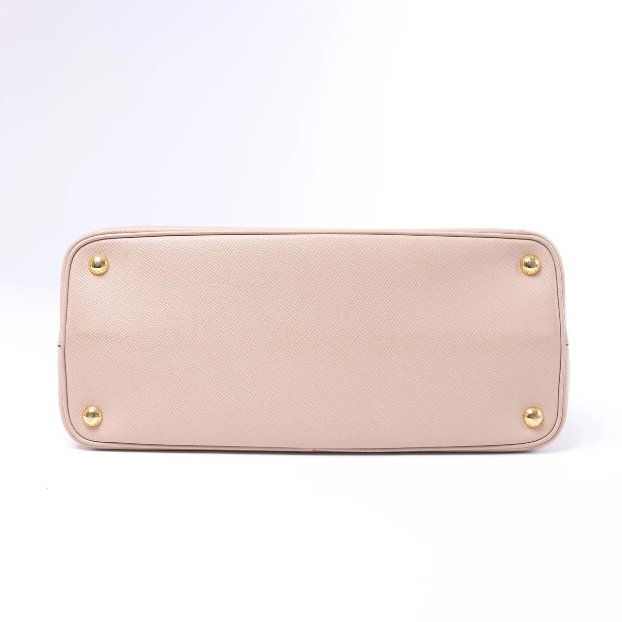 Prada Double Saffiano Leather Handbag in Pink Roze