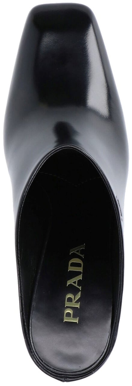 Prada Prada Leather Mules 85mm Divers