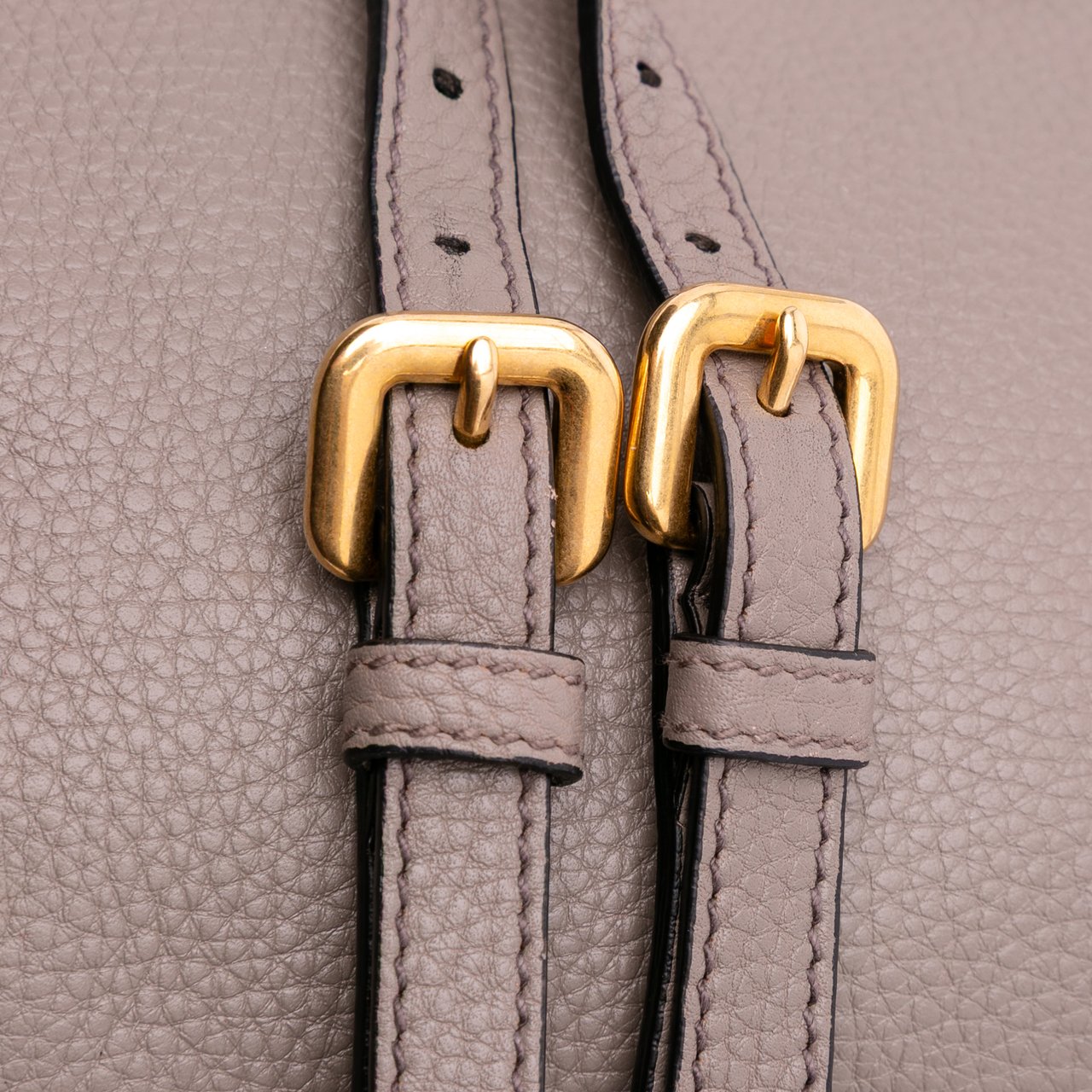 Prada Vitello Daino Crossbody Bruin