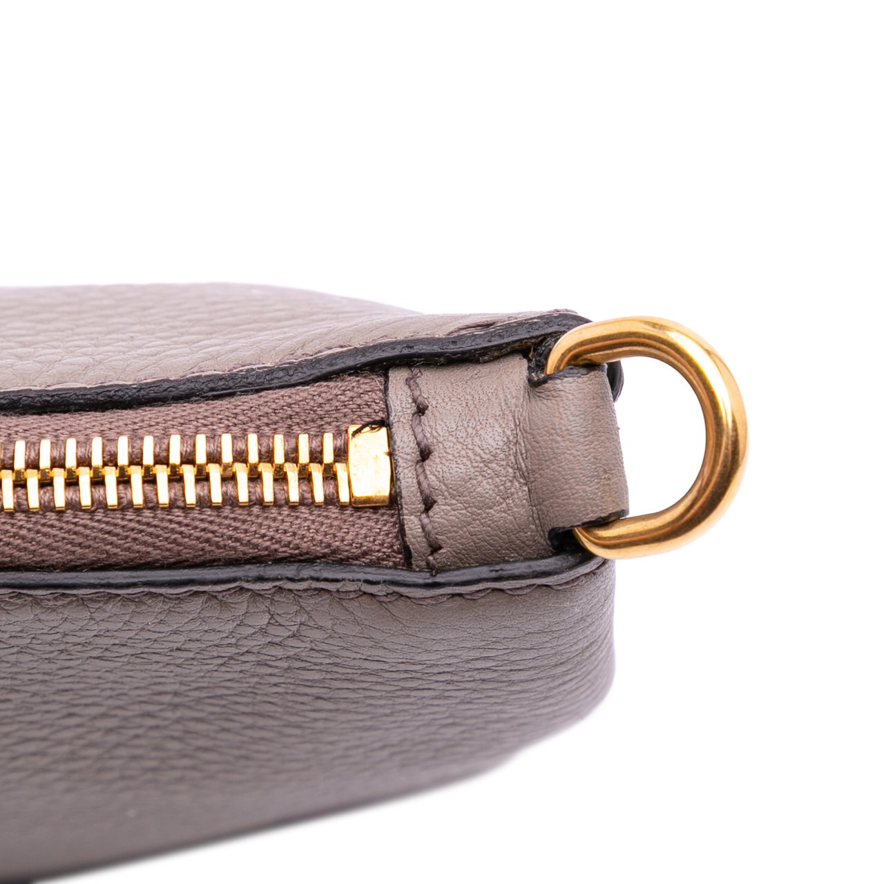 Prada Vitello Daino Crossbody Bruin