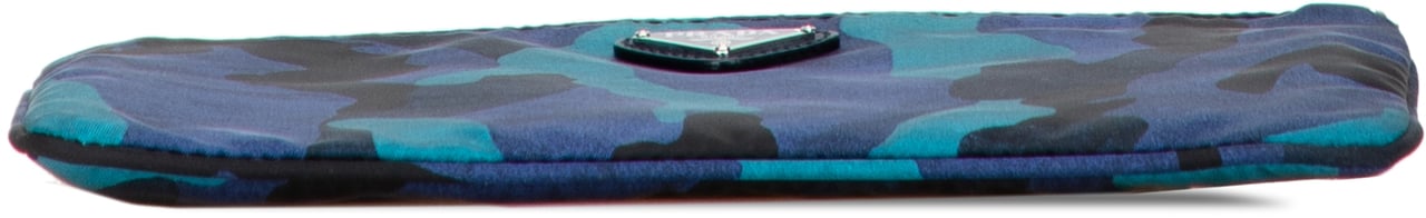 Prada Tessuto Camouflage Clutch Blauw