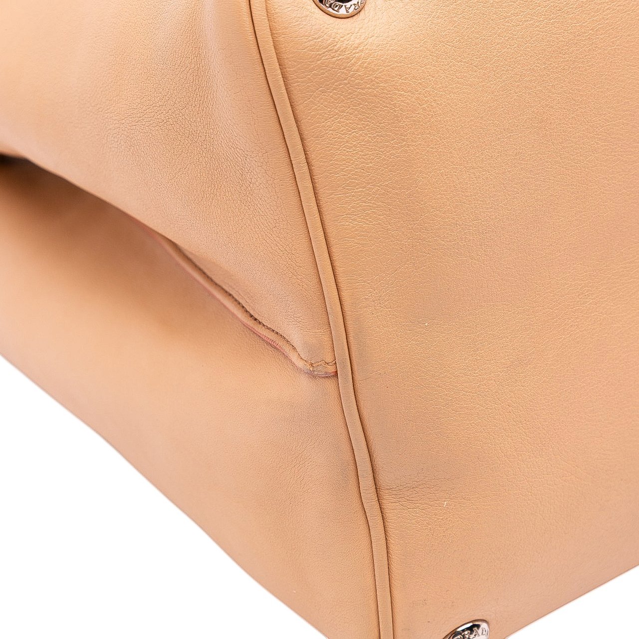 Prada Large City Calf Double Satchel Oranje
