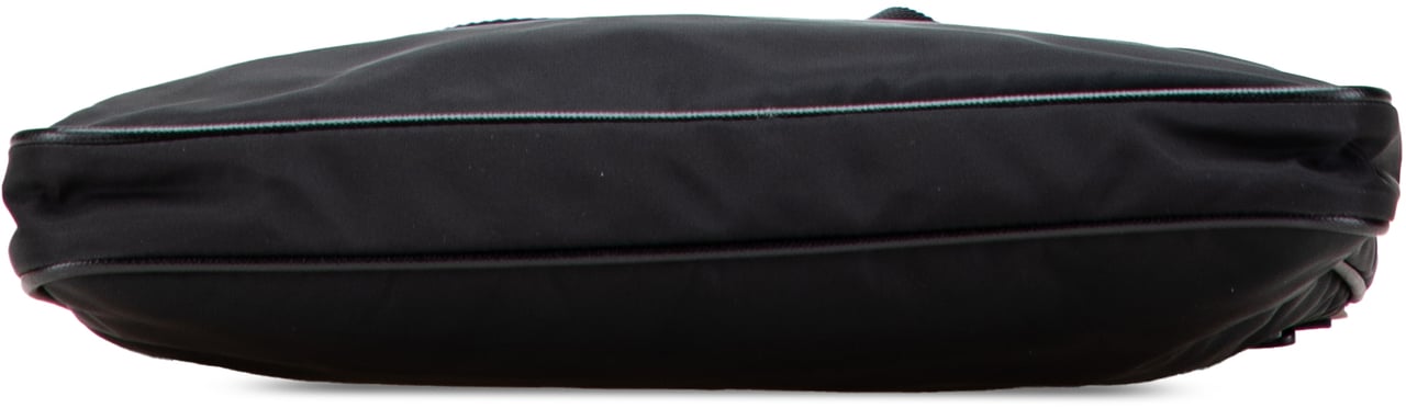 Prada Tessuto Zip Top Crossbody Zwart