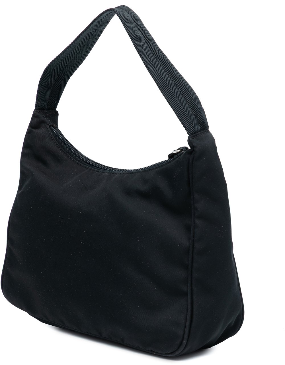 Prada Mini Tessuto Sport Shoulder Bag Zwart