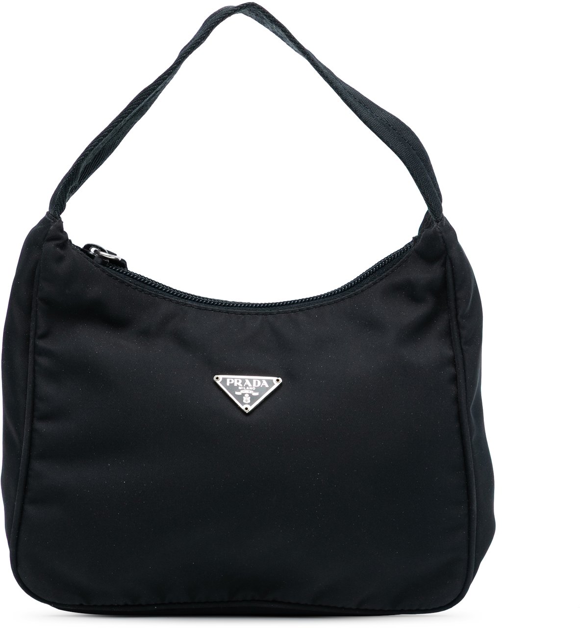 Prada Mini Tessuto Sport Shoulder Bag Zwart