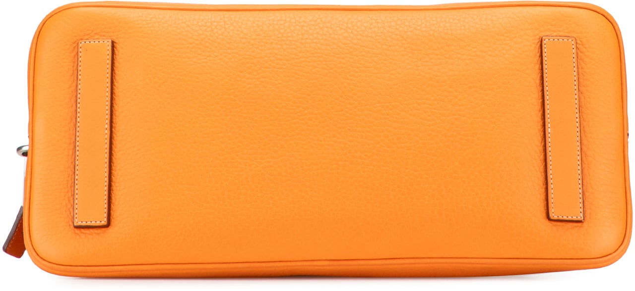 Prada Cinghiale Leather Dome Handbag Oranje