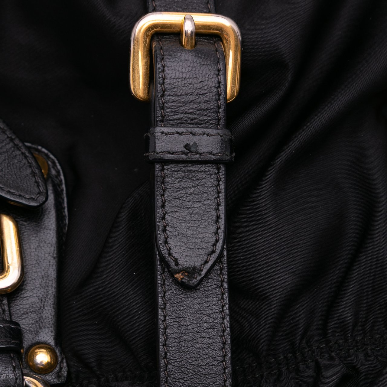 Prada Tessuto Canapa Logo Satchel Zwart
