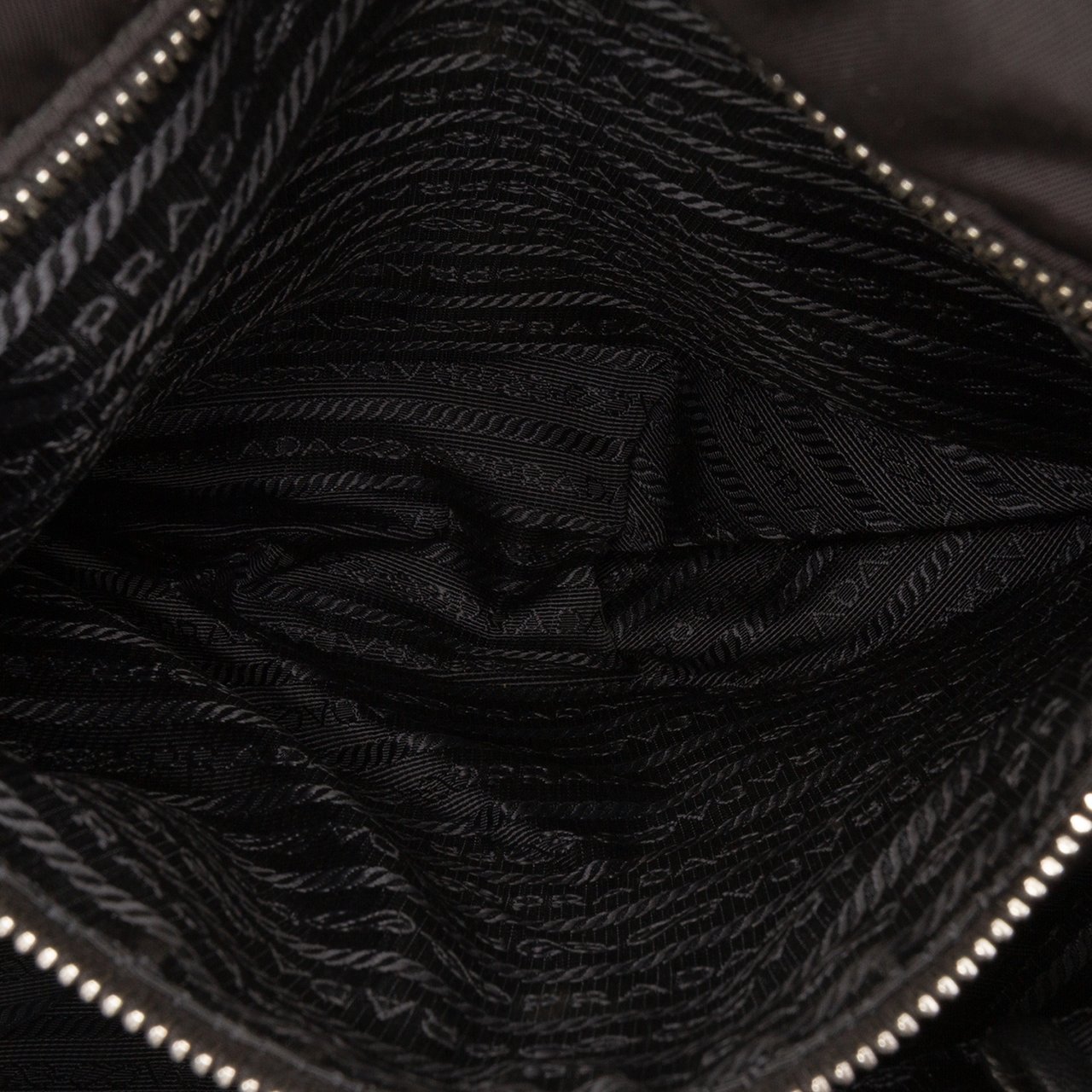 Prada Tessuto Bomber Satchel Zwart