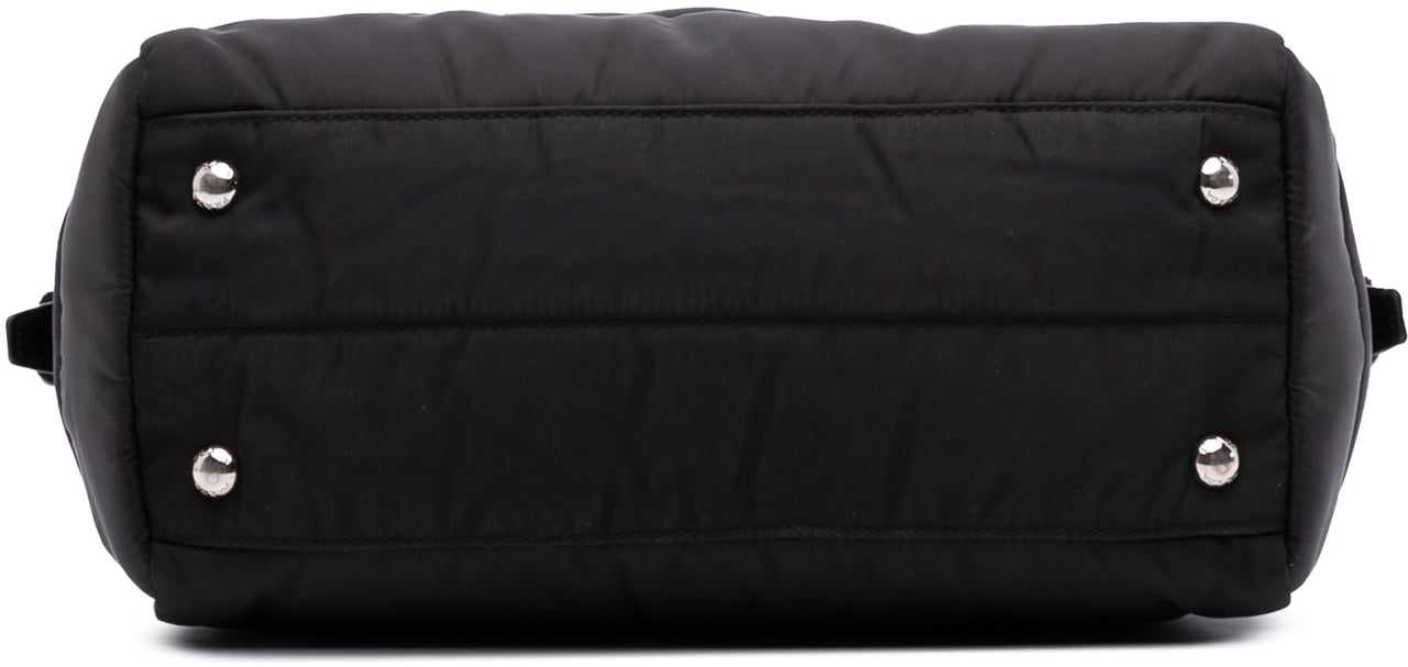 Prada Tessuto Bomber Satchel Zwart