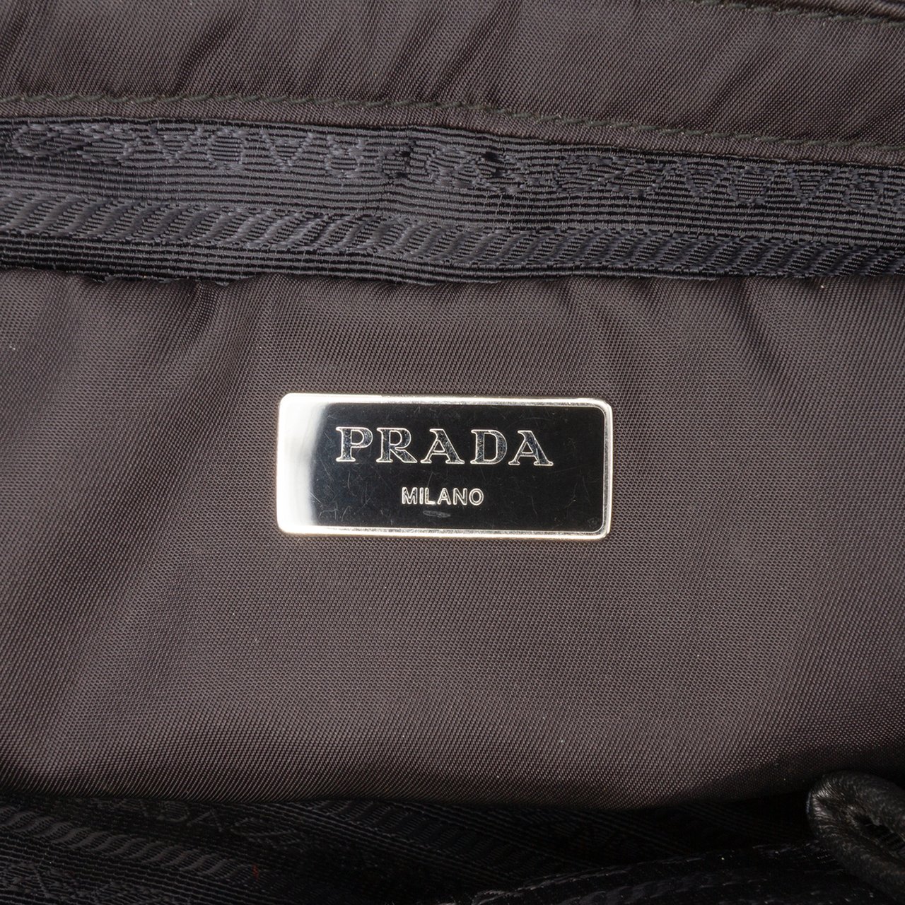 Prada Tessuto Bomber Satchel Zwart