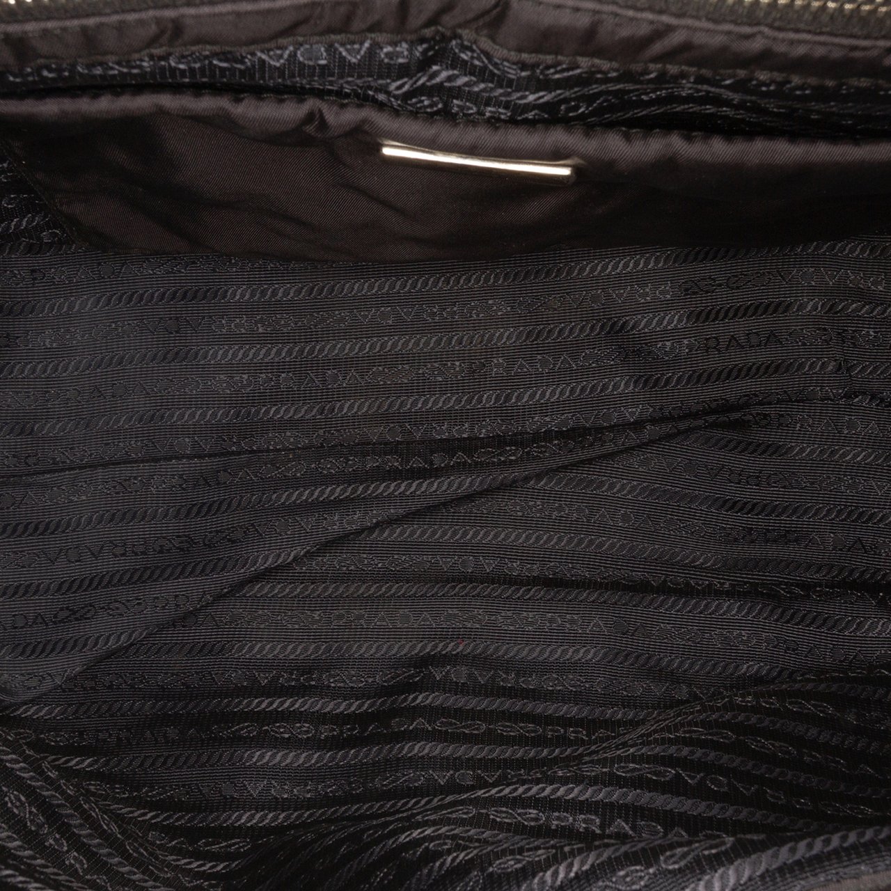 Prada Tessuto Bomber Satchel Zwart