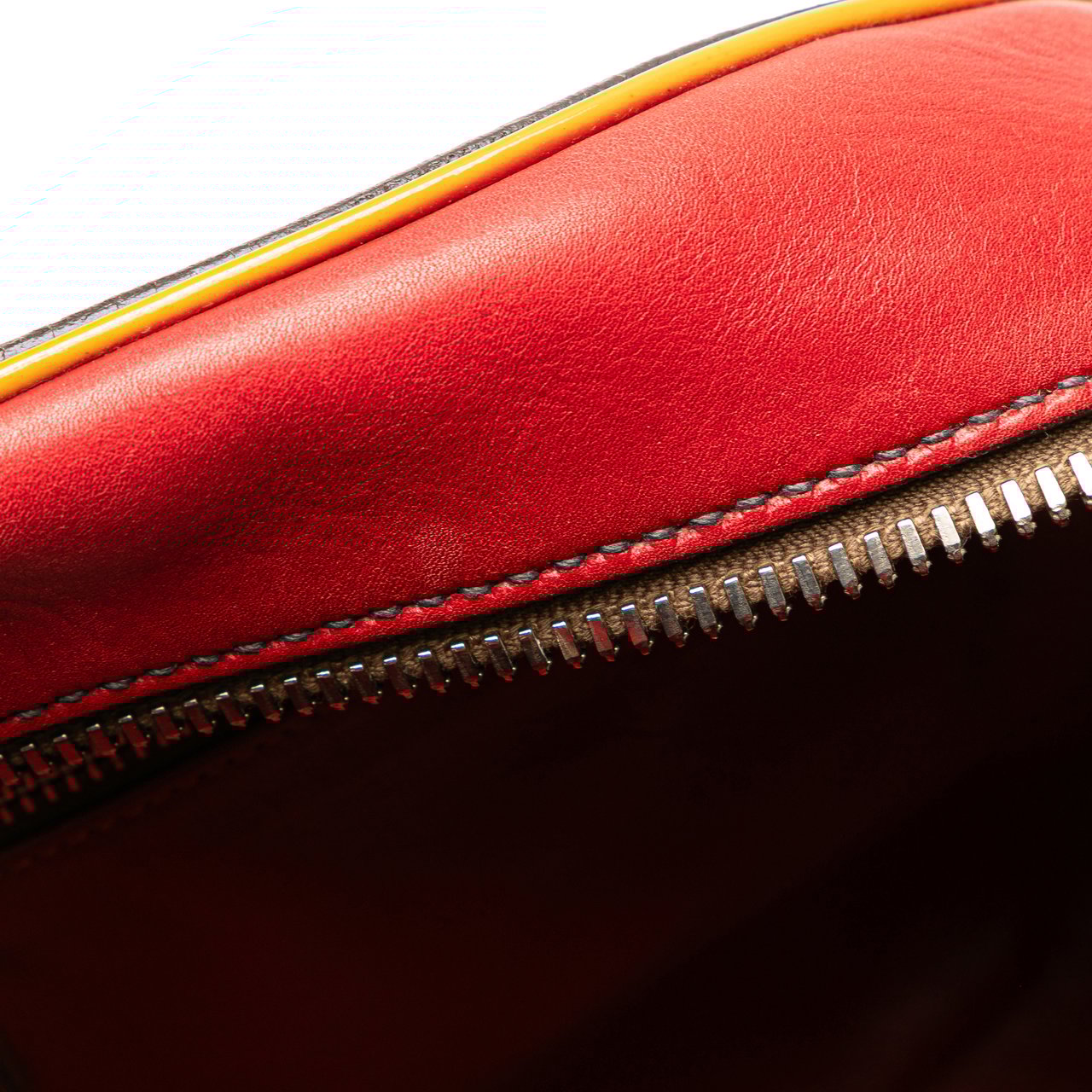 Prada Vitello Sport Bowler Bag Rood