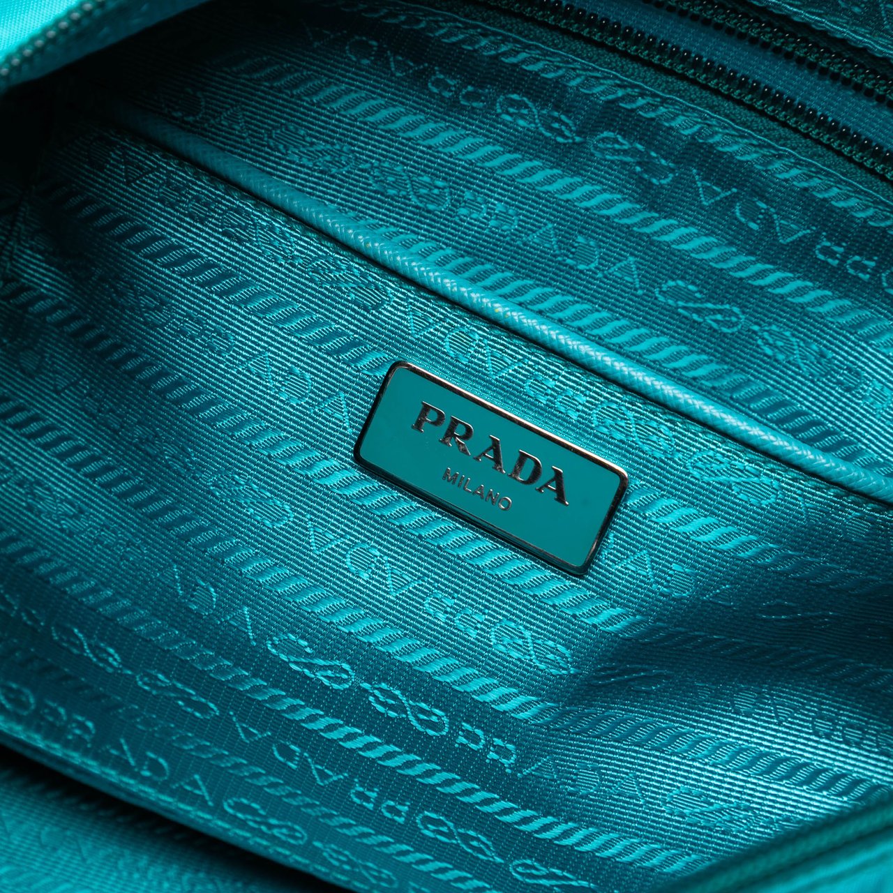 Prada Tessuto Satchel Blauw