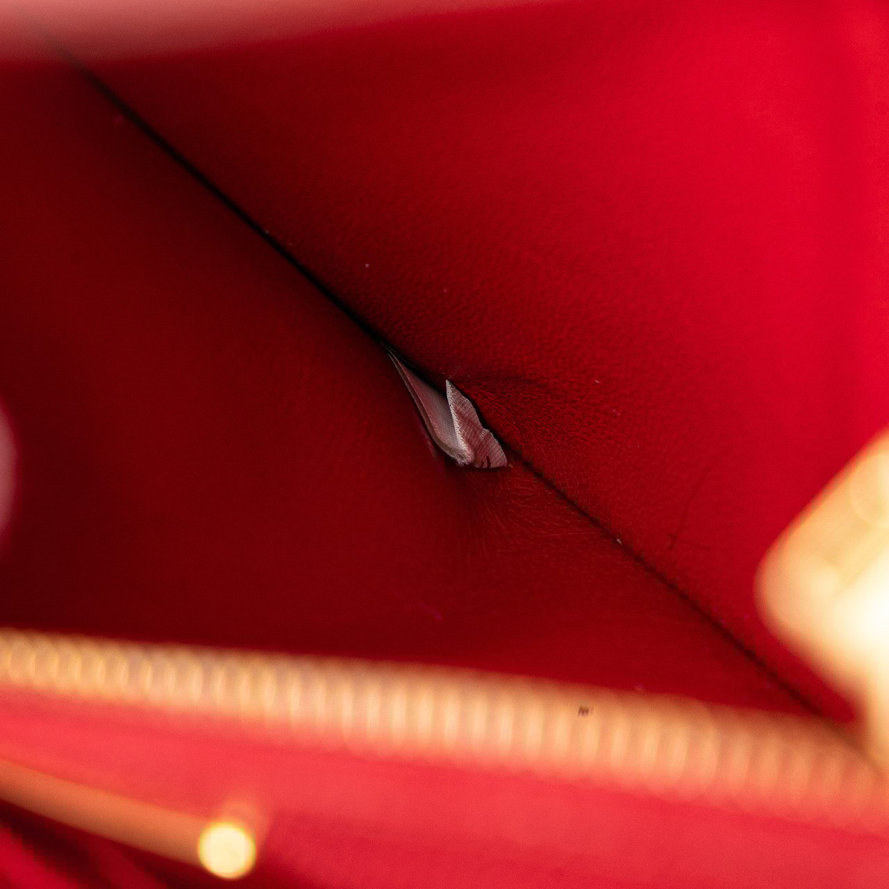 Prada Saffiano Lux Bow Wallet On Strap Rood