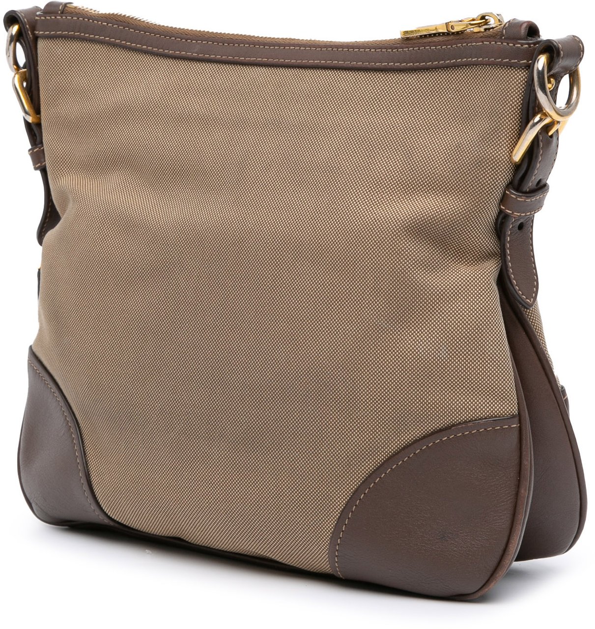 Prada Canvas Canapa Logo Crossbody Bruin