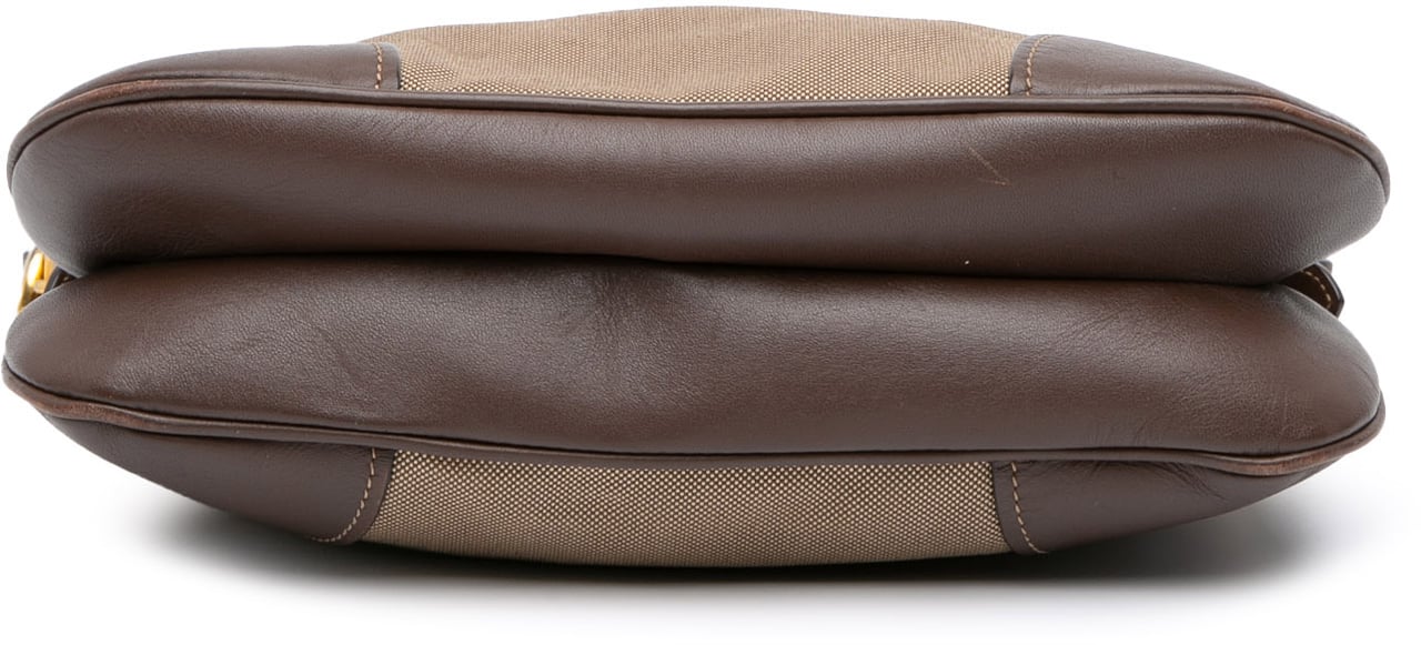 Prada Canvas Canapa Logo Crossbody Bruin