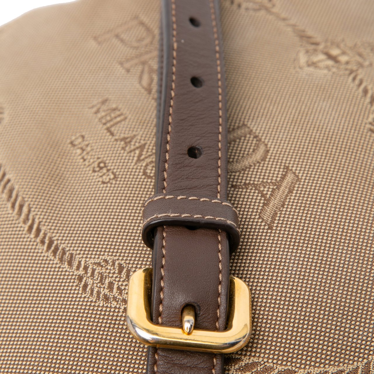 Prada Canvas Canapa Logo Crossbody Bruin