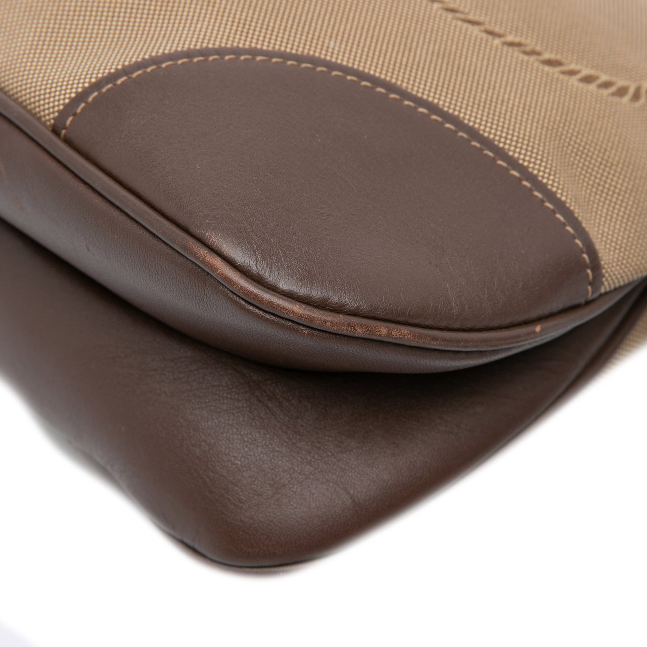 Prada Canvas Canapa Logo Crossbody Bruin