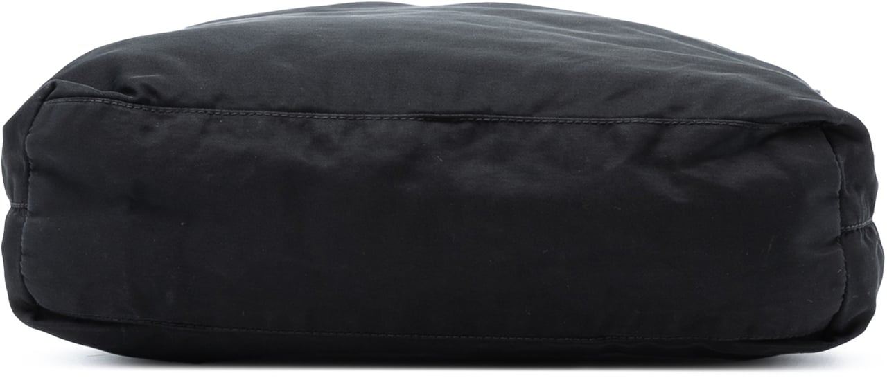 Prada Tessuto Open Top Crossbody Zwart