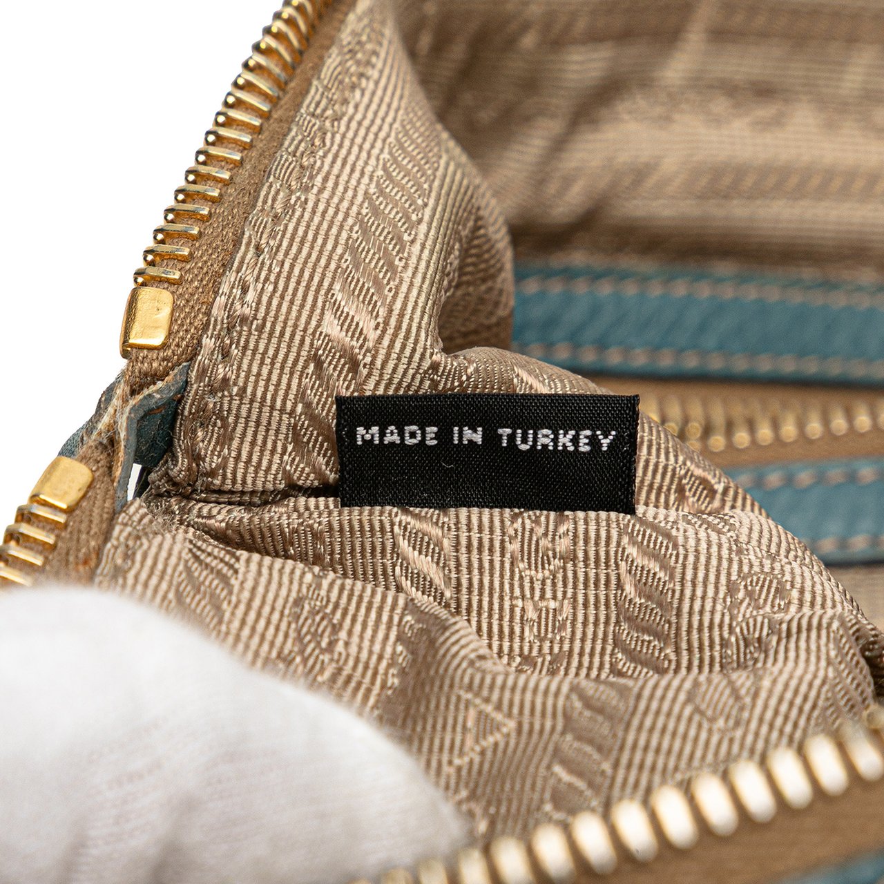 Prada Canvas Canapa Logo Satchel Bruin